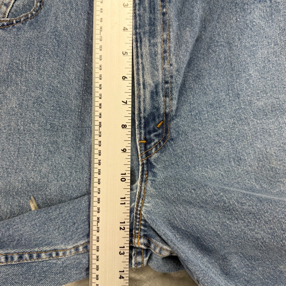 Vintage Levis 560 Loose Fit Denim Shorts Mens 36 Blue Made in USA 90s Jeans Y2K - Picture 10 of 15